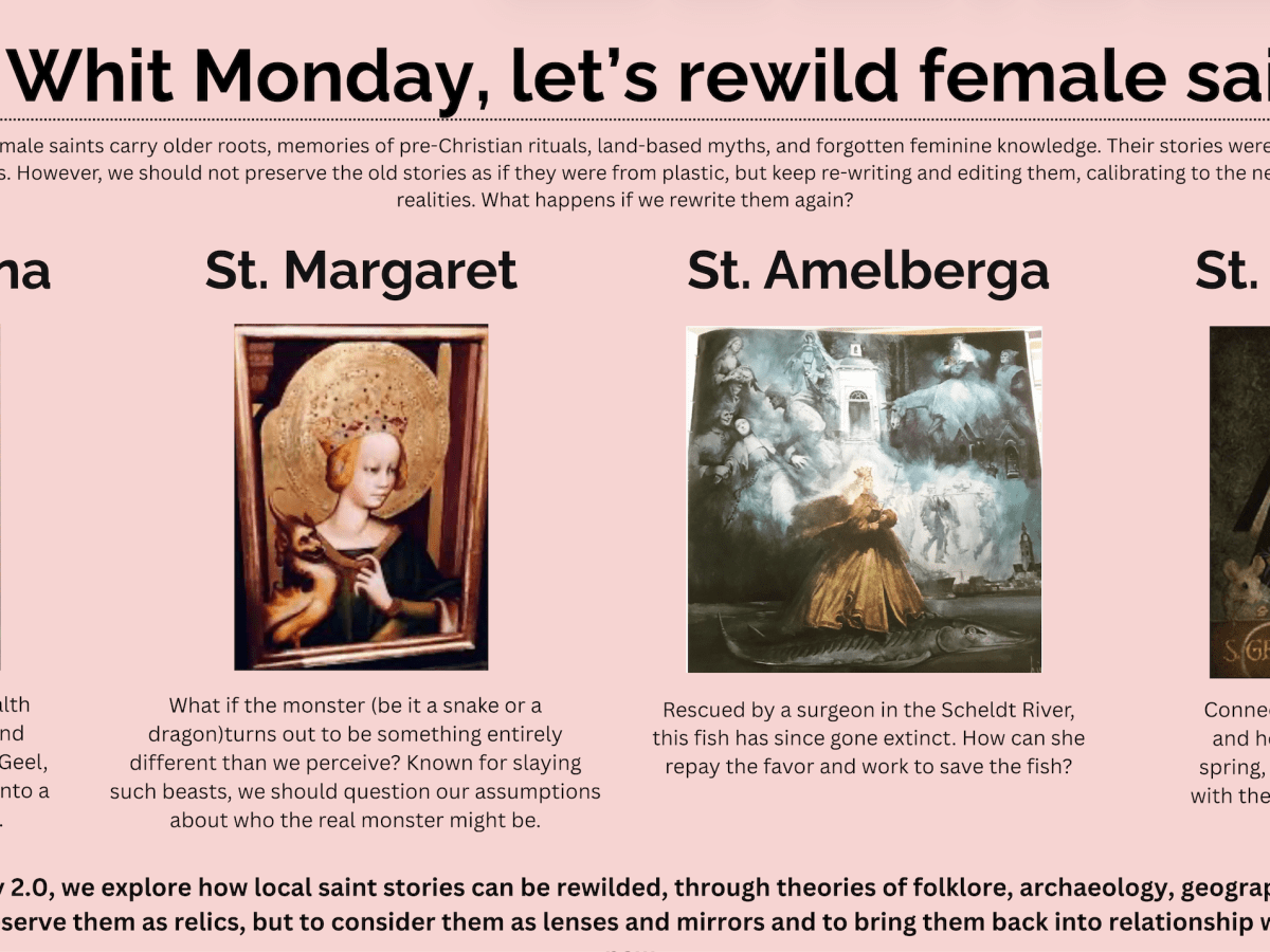 On Whit Monday (25 May), let’s rewild and reroot local female saints